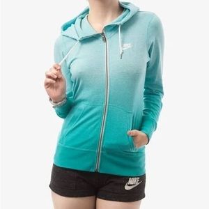 Nike Blue Ombré Full Zip Jacket